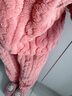 【加厚保暖】套装亲肤舒适 珊瑚绒睡衣套装 粉色 均码【80-140斤】 实拍图