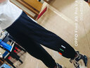 头号青年裤子男秋冬季潮流运动卫裤大码男装束脚九分裤休闲裤男士 黑 XL 实拍图