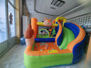博士豚 充气城堡室内小型家用淘气堡大型幼儿园滑梯摆摊儿童跳床玩具 72050-松鼠( 双气垫款 ) 实拍图