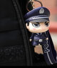 蜀黍家二代警察公仔钥匙扣卡通毛绒公仔书包挂件警官小熊挂饰七夕节礼品 二代公仔钥匙扣-六哥 实拍图