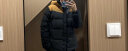 牧高笛（MOBIGARDEN）羽绒服户外加厚鹅绒保暖羽绒服高蓬松度运动登山鹅绒外套 曜石黑-女长款 XXL 实拍图