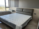 慕思（de RUCCI） 床双人床 皮床意式轻奢大床主卧真皮床卧室家具大床皮艺床 齐边款(深灰色)-BCW1-103 【定制】2000*2000（60天发货） 实拍图