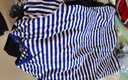 体能服 短袖海魂衫男体能短袖套装体能服蓝白t恤体能训练迷彩服圆领休闲意設透气迷彩短袖T恤 单上衣 165-170/92-96 实拍图