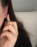 银瑜 养耳洞男女S925银针耳钉睡觉免摘简约小巧耳骨钉耳饰女新年礼物 养耳圆珠耳钉YU048B 实拍图