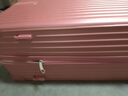 掌金者行李箱大容量皮箱学生旅行拉杆箱可坐万向轮结实耐用小型密码提箱 玫瑰金【升级加厚拉链款】 30英寸 【搬家长途旅行箱】 实拍图