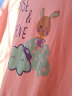 红豆居家（Hodohome）儿童秋衣秋裤女童纯棉保暖内衣套装中大童女孩睡衣Z10橡皮粉160 实拍图