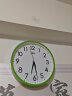 康巴丝（COMPAS）挂钟 创意简约钟表客厅石英钟表挂墙时钟 c2855 绿色 实拍图