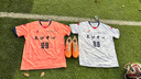 KELME /卡尔美定制足球服男套装比赛透气短袖V领组队服印字印号球衣 白红 M 实拍图