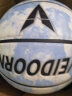 维动（VEIDOORN） 篮球7号实战蓝球比赛男女生专用耐磨训练室内外蓝球 水墨蓝白【气筒+球针+球网】 实拍图