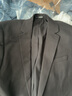 利郎官方西装套装男商务西服正装职业装新郎结婚礼服男士西服套装 黑色（G4QXF822SA） L 170/84A  裤子170/78A 实拍图