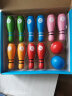 三格田（SANGTY）实木保龄球玩具儿童套装大号室内球类运动男童孩宝宝智力2-3-4岁 2061实木保龄球（大号/数字） 实拍图