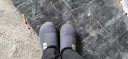回力纯色全包棉鞋秋冬季情侣室内外不易滑保暖加绒软底月子棉拖鞋男款HL0233灰色40-41码（适合39-40脚穿） 实拍图