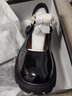 达芙妮玛丽珍鞋女厚底学院洛丽塔女鞋粗跟皮鞋jk单鞋女4622404008黑色38 实拍图