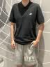 耐克（NIKE）T恤男装 2026夏季新款运动服透气宽松亲肤跑步休闲网球polo衫 舒适全棉-黑色 晒图退5 XL (180/96A) 实拍图