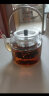 雅集耐热玻璃茶壶茶具提梁壶煮茶器茶水分离蒸煮二用木把提梁壶1300ml 实拍图