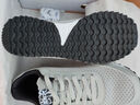 特步男鞋运动鞋男夏季跑步鞋体考透气网鞋秋防滑耐磨休闲旅游训练鞋 066-冰冷灰/黑 42 实拍图