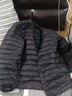 鸭鸭（YAYA）佟丽娅新款新国标羽绒服女秋季圆领轻薄款轻便外套内胆短款情侣装 黑色-男款-YE3C700311Y 2XL 实拍图