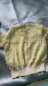 EP雅莹女装 小香风冰丝空调衫短袖撞色针织开衫外套 商场同款9160A 黄色 3/M 晒单实拍图