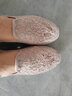斯凯奇（Skechers）渔夫鞋夏季一脚蹬女鞋蕾丝透气懒人散步鞋休闲妈妈鞋平底单鞋 896020-TPE/灰褐色 39 实拍图