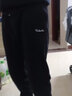 木林森（MULINSEN）运动套装男春秋季跑步休闲两件套衣服男士开衫连帽针织棉质卫衣潮 开衫黑色-薄款 XL 实拍图