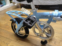 GOGOBIKE构构12寸男女式成人学生小型迷你便携超轻铝合金小轮折叠自行车 12寸铝仙子 蓝色 实拍图