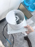象马窗式排气扇厨房家用油烟排风扇卫生间浴室换气扇大功率工业 7寸开孔180MM-白色 实拍图