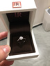DR求婚钻戒铂金BELIEVE简奢幸运初雪结婚订婚钻石戒指WJ0053 9分F色VS2【证书+礼盒】 实拍图