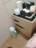 虎牌保险柜家用 智能密码指纹床头柜保险柜木质抽屉全钢防盗一体隐藏式保险柜床头柜 香槟灰（三色灯+无线充电+上层储物下层密柜） 指纹款 实拍图