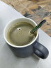 圣朗尼（SHENGLANGNI） 现代简约马克杯纯色 莫兰迪陶瓷咖啡杯大容量牛奶杯情侣杯北欧风 莫兰迪杯-灰蓝（+勺+盖） 晒单实拍图