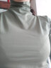 浪莎半高领打底衫女春秋季长袖中领纯色百搭女士上衣内搭时尚针织衫 孔雀绿(均码80斤-130斤) 晒单实拍图