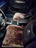 车优友澳洲纯羊毛汽车坐垫羊毛垫冬季保暖毛绒座垫单片后排座椅冬天棉垫 咖啡色-前座1片 奥迪A3/A4L/A6L/Q3/Q5/A5 实拍图