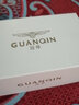 冠琴（GUANQIN）瑞士认证手表男全自动机械表多功能夜光防水男士手表情人节礼物男 万年历-间金白面/贈皮表带 实拍图