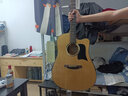 唐农（DONNER）D1单板民谣吉他初学者面单木吉他入门进阶吉他男女jita亮光乐器 原木色-单板云桃亮光 41寸 实拍图