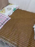 正帆凉席麻将席竹席麻将凉席双人单人学生夏季可折叠空调席夏天床席 金边单牛筋咖色无底【店长推荐】 90cm*190cm 实拍图