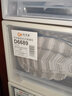 洋洋鱼收纳箱抽屉式塑料透明衣服内衣物零食整理箱多层衣柜特大号储物箱 透明 3个D 实拍图