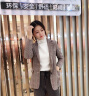 晨芙格子小西装女士外套休闲时尚复古韩版气质修身小个子学生西服上衣 1951咖啡色单件外套 XL码(建议110-120斤) 晒单实拍图