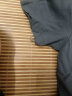 南极人纯棉短袖t恤男士装夏季潮流宽松休闲圆领半袖体恤衫上衣服 黑格帆船+黑R+灰蓝V+铁灰鹿头 XL 实拍图