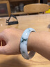 净心石 翡翠飘花玉手镯女款宽边玉镯子 内径约57mm-58mm 实拍图
