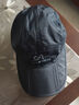 户外超薄超轻速干帽子折叠鸭舌帽四季男女款防水防晒夏季棒球凉帽 藏青色 可调节 实拍图