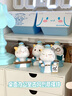 伊文兔（THE RABBIT IVEN）国子监的猫摆件创意国潮猫咪摆件办公室摆件可爱生日礼物开学礼物 国子监的猫-琴棋书画(彩盒装) 实拍图
