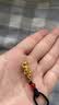中国黄金（CHINA GOLD）黄金项链男足金招财貔貅吊坠实用生日礼物男送男友老公结婚纪念日 【京速达】足金貔貅吊坠配黑绳 实拍图