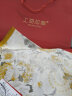 上海故事真丝丝巾女缎面桑蚕丝围巾100%桑蚕丝送妈妈礼物礼盒 黄色 晒单实拍图