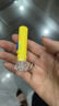 迷你小电灯小电筒LED塑料小手电筒彩色手灯发光 小巧手电  黄色 实拍图