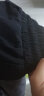 BORURZ 春夏季休闲裤男冰丝九分宽松弹力运动大码裤薄款胖子 黑色 XL适合(150-170)斤 实拍图