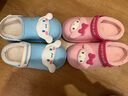 幸福玛丽（Cheerful Mario）美乐蒂儿童拖鞋女孩冬季可爱毛毛公主女童棉拖鞋室内家居宝宝棉鞋 实拍图