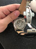 AOEDEJ男士手表镂空全自动机械表十大品牌瑞士轻奢小众高档商务防水名表 玫壳蓝面【月相镂空双飞轮】 实拍图