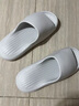 逸茉夏季抗菌防臭拖鞋男女士居家室内浴室洗澡防滑EVA凉拖轻盈踩屎感 浅灰 42-43 (265mm) (适合41-42脚穿) 实拍图