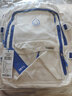 回力书包学生女新款初中生高中生大容量背包简约双肩包宽肩带书包轻便 白配蓝【升级款+冲天鸭挂件】 实拍图