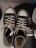 回力（Warrior）高帮帆布鞋复古男女情侣鞋板鞋休闲鞋子男运动跑步鞋402 黑色 35  实拍图