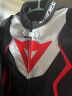 DAINESE/丹尼斯 AVRO 4骑行服男摩托车贴身防摔机车赛车骑士皮衣秋冬保暖 23A/黑-白-红(男款) 44 实拍图